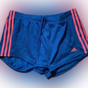 Adidas royal blue and pink size medium shorts
